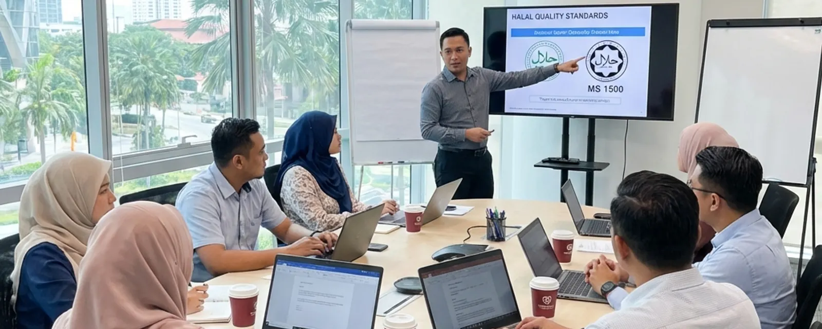 Halal awareness training session for staff